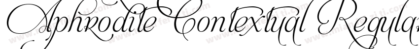 Aphrodite Contextual Regular字体转换